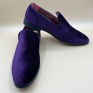 Purple Velvet Slip On Size 12.5 US, 46 EUR